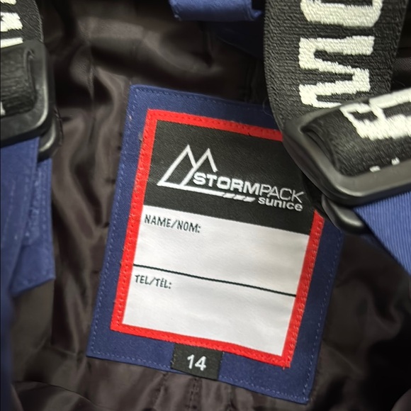 Sunice Navy Kids Snow Pants - Picture 2 of 6